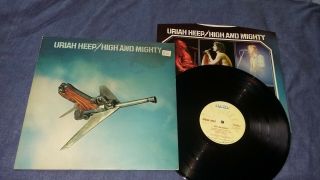 Uriah Heep High And Mighty 1976 - Uk First Press - Bronze - N/mint