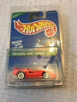 Hot Wheels Treasure Hunt Lamborghini Countach Ltd Edition 10 Of 12 Noc 1995