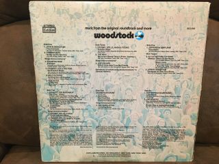 WOODSTOCK Soundtrack 3 LP set vinyl record album Cotillion SD 3 - 500 4
