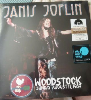 Janis Joplin Woodstock 50th Anniversary Rsd 2019 Lp Record Store Day Exclusive