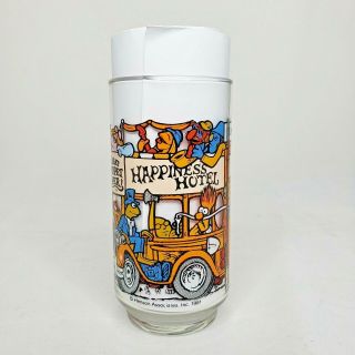 GREAT MUPPET CAPER McDonald ' s Drinking Glass Cup HAPPINESS HOTEL Jim Henson 1981 2
