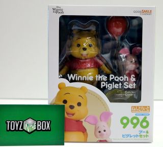 Winnie The Pooh And Piglet Set Nendoroid 996 Action Figure