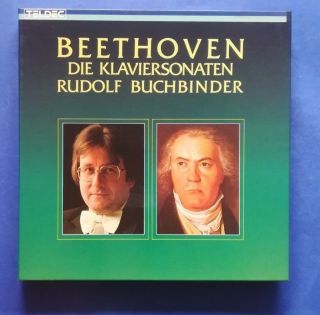Beethoven The Piano Sonatas Rudolf Buchbinder 12 Lp Teldec 411710 Stereo