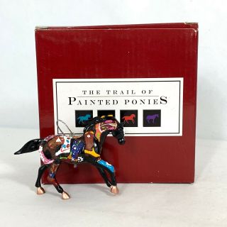 The Trail Of Painted Ponies Christmas Ornament " Boot Camp Pony " Westland