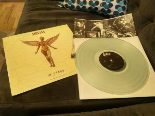 Nirvana In Utero Vinyl Lp Rare 1993 Us Clear Press Special Limited Ed