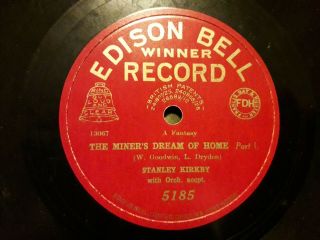 Stanley Kirkby - The Miners Dream Of Home,  Part 1 & 2 - 78 Rpm