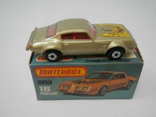Matchbox Superfast Pontiac Firebird Trans Am No.  16 (2)