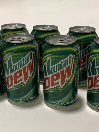 Vintage Pepsi Mountain Dew Soda Pop Can 6 Six Pack Empty never filled 3