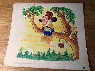 Disney Animation Drawing Mickey Mouse And Donald Authentic Rare