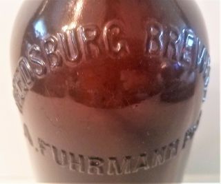 Rare Reedsburg Brewery Bottle - Reedsburg,  Wis A Fuhrmann Prop.  Pre - Prohibition