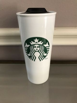 ☕️ 2014 16oz Starbucks Ceramic Travel Mug ☕️