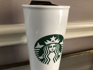 ☕️ 2014 16oz Starbucks Ceramic Travel Mug ☕️ 2