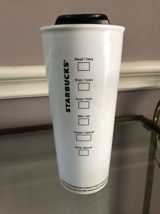 ☕️ 2014 16oz Starbucks Ceramic Travel Mug ☕️ 6