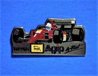 Ferrari - Alain Prost - No 1 Racing Red Car - Formula 1 - F1 - Vintage Lapel Pin