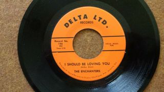 The Enchanters: I Should Be Loving You,  Hide N Seek Northern Soul 45 Nm R&b Rare
