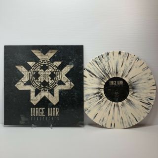 Wage War - Blueprints [vinyl] Bone White W/ Black Splatter Hot Topic Exclusive