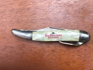Vintage Budweiser Beer Knife With Bottle Opener