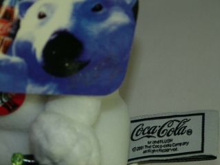 7 COCA COLA COKE SET: 1 POLAR BEAR PLUSH,  6 KEYCHAINS - CHINA ARGENTINA 2001 3