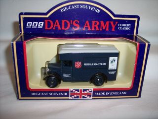 FOUR LLEDO PROMOTIONAL DAD’S ARMY VEHICLES SALVATION ARMY FIRE ENGINE MIB 2