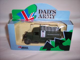 FOUR LLEDO PROMOTIONAL DAD’S ARMY VEHICLES SALVATION ARMY FIRE ENGINE MIB 4