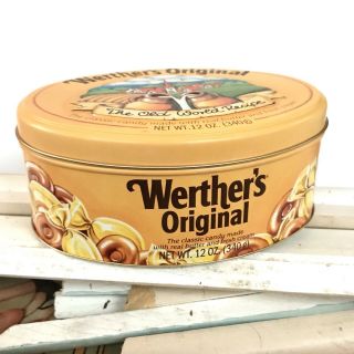 Vintage 1985 WERTHER ' S THE OLD WORLD RECIPE TIN W/ Information Booklet 2