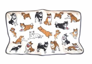 Sunny World Cute Shiba Inu Micro Fleece Soft Blanket Rug Dog Goodsmicro Fleece