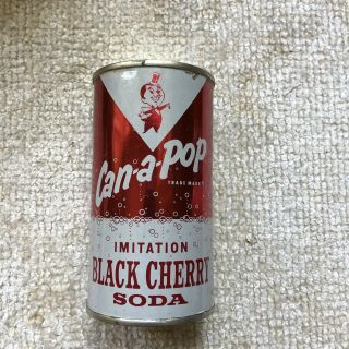 Can - A - Pop Black Cherry Flattop Can