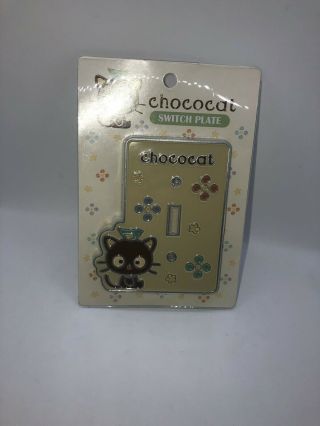 Sanrio Chococat Light Switch Plate Metal Kawaii Cat Kitten Japan Mip 2005