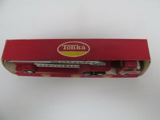 Tiny - Tonka No.  675 Aerial Hook and Ladder Fire Engine Truck 5