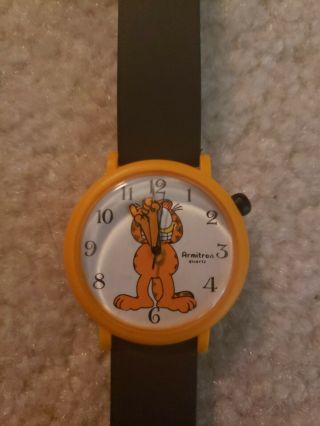 Vintage 1978 Garfield Armitron Quartz Water Resistant Numbered Collectors Watch