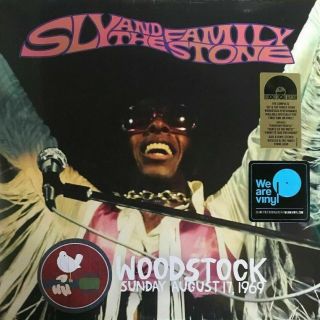 Sly And The Family Stone Woodstock Sunday Aug.  17.  1969 12 " Vinyl 2xlp Rsd2019
