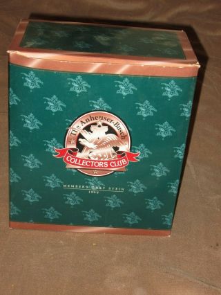 Ab Anheuser Busch Budweiser Collectors Club 1998 Cb8 Early Delivery Days