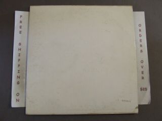 The Beatles White Album Issue Numbered Dbl Lp W/ Poster & Photos