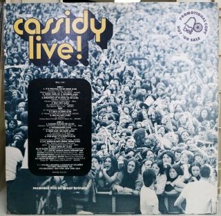 David Cassidy - Live Bell LP 1312 NM - ROCK WHITE LABEL PROMO 4
