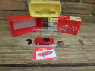 Vintage Nib Vanguards Triumph Spitfire Mark Ii Red Die - Cast Toy Car 1:43 Box
