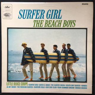 The Beach Boys Surfer Girl Mono Capitol Uk T1981 Vinyl Lp Ex