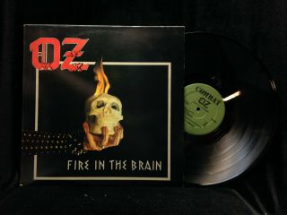 Oz - Fire In The Brain - Combat 8006 - Orig 1984 Rare