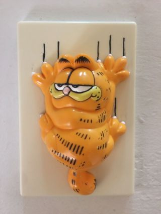 Vintage 1980s Garfield Light Switch Cover