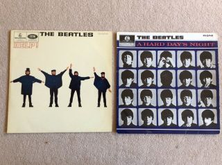 Help & Hard Day’s Night (parlophone Uk 1st Press Mono Lp 1965) The Beatles