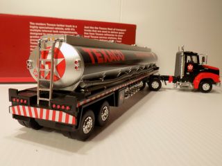 Texaco Gasoline Tanker Truck 1/43 Scale Red & Black W/coa 2019
