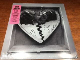 Mark Ronson - Late Night Feelings - Autographed Signed Vinyl Lp Record