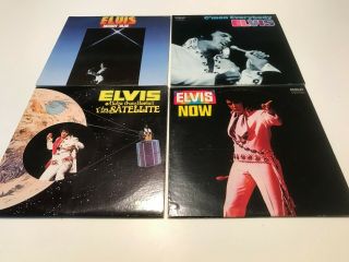 4 Elvis Lp: Aloha From Hawaii Via Satellite;elvis Now,  C 