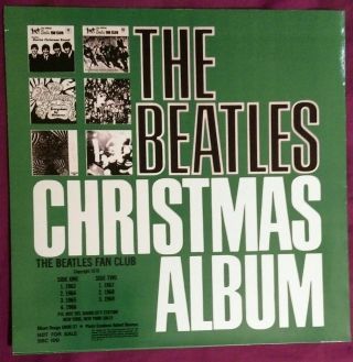 The Beatles Christmas Album Green Marbled Vinyl,  Promo Pic