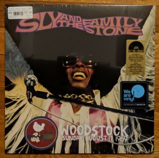 Sly & The Family Stone Woodstock Rsd 8/17/69 2019 Vinyl 2 Lp Record Store Day