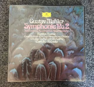 Abbado Mahler Symphony No 2 Factory 1 Lp Box Set