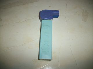 Pez Whistle Candy Dispenser,  Purple And Blue