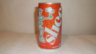 Slice W/ Fido Dido Orange Soda [bottom Opened] 1985 Soda Pop Can