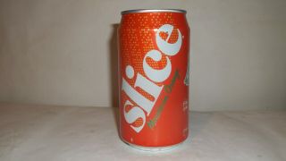 SLICE W/ FIDO DIDO ORANGE SODA [BOTTOM OPENED] 1985 SODA POP CAN 6
