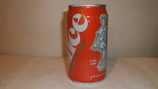 SLICE W/ FIDO DIDO ORANGE SODA [BOTTOM OPENED] 1985 SODA POP CAN 7