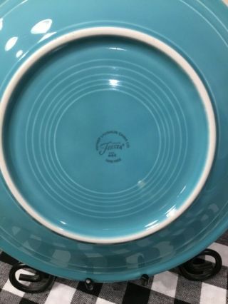Betty Boop Turquoise Dinner Plate Fiestaware Homer Laughlin Fiesta 2